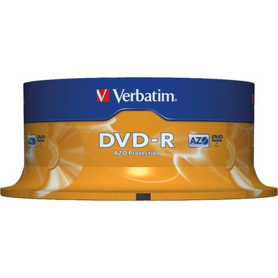 Verbatim DVD-R 43522 16x 47GB 120Min. Spindel 25 St./Pack