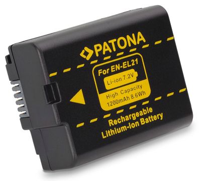 Ersatzakku - Nikon EN-EL21 - 7,2 Volt 1200mAh Li-Ion