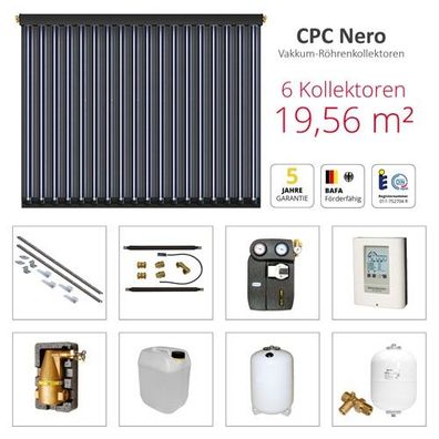 Solarbayer CPC NERO Solarpaket 6 - B Gesamtfläche Brutto: 19,56 m2 410106101