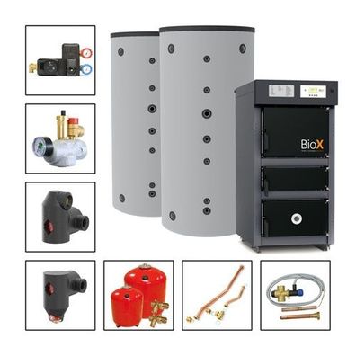 Solarbayer Holzvergaserset BioX 20 - 2C Variante C (2x SLS-1000-S) 310704200