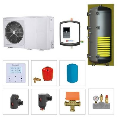 Wärmepumpenpaket LWM 16 / 2xPS300, Friwa Set3, Pufferspeicher + Frischwassermodul 710