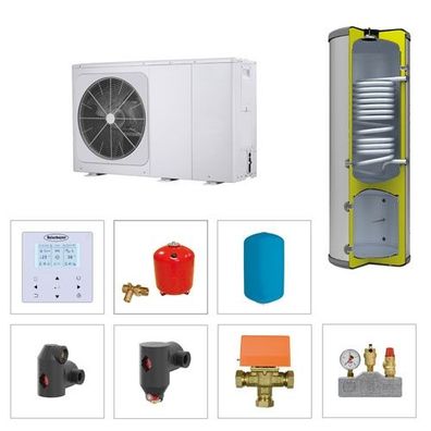 Wärmepumpenpaket LWM 8 / WP-Kombi Set 2, Edelstahl Kombi-Doppelspeicher 710602000