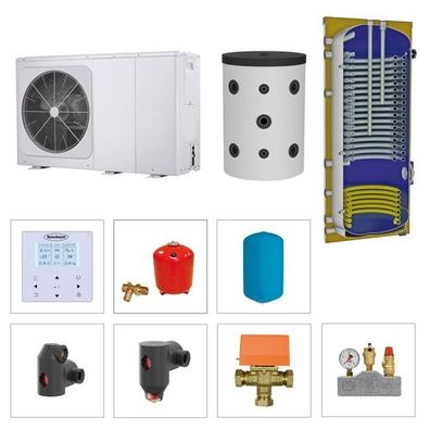 Wärmepumpenpaket LWM 8 / P100, WP350 Set 1, Puffer- & Warmwasserspeicher 710601000