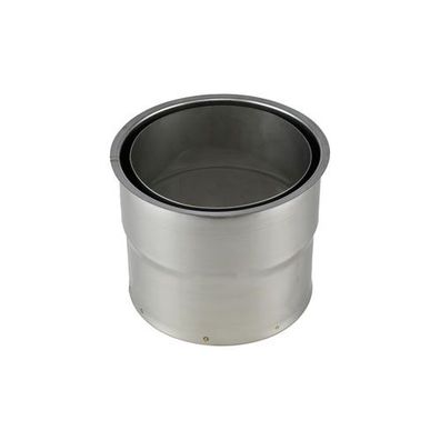 Rauchrohr Wandfutter VA 200 doppelte Version in Edelstahl 530022600