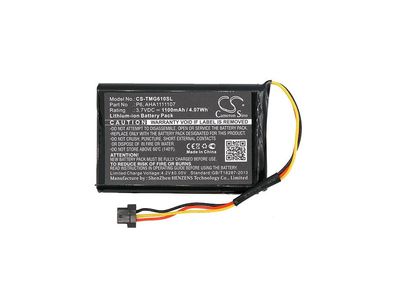 Ersatzakku - CS-TMG610SL - TomTom P6 / AHA1111107 - 3,7 Volt 1100mAh Li-Ion