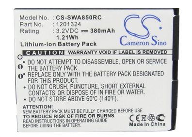 Ersatzakku - CS-SWA850RC - SIERRA Wireless AirCard 595U / 1201324 - 3,2 Volt 380mA