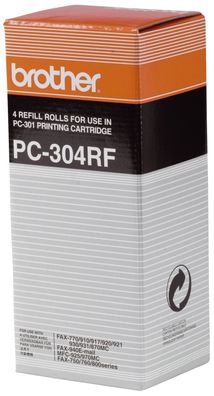 Brother® PC304RF Thermotransfer-Rollen schwarz 235 Seiten