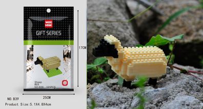 Schaf Figur Bausteine Modell LNO Micro-Bricks