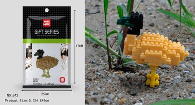 Emu Figur Bausteine Modell LNO Micro-Bricks