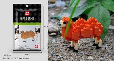 Trampeltier Figur Bausteine Modell LNO Micro-Bricks