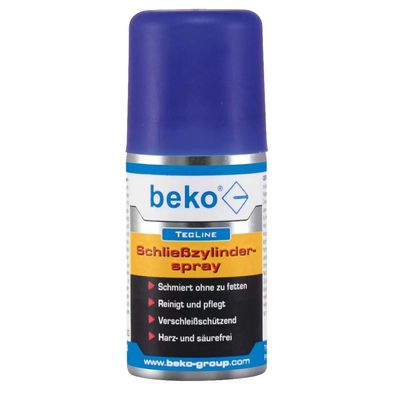 TecLine Schließzylinderspray 50 ml - reinigt, schmiert und pflegt Schlösser