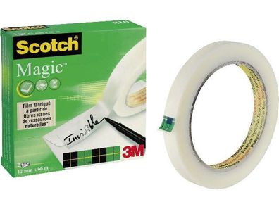 SCOTCH 810-1266R Scotch® Klebeband Magic 810, Zellulose Acetat, unsichtbar, beschr