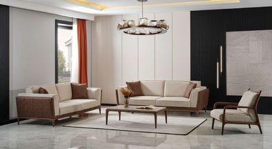 Wohnzimmer Set Sitzgarnitur Polstergarnitur Couch Sofa Gruppe 4Tlg Set