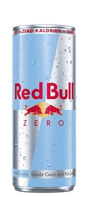 Red Bull Zero Zucker Zero Kalorien Energy Drink 12 oder 24 x 250ml