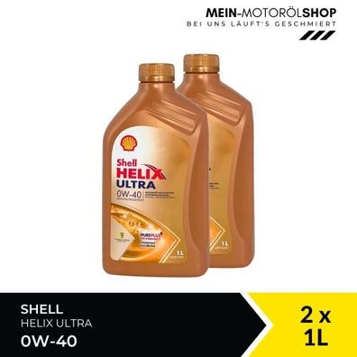 Shell Helix Ultra 0W-40 2x1 Liter