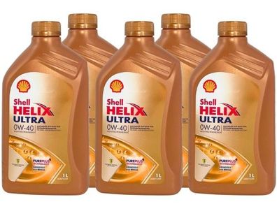 Shell Helix Ultra 0W-40 5x1 Liter