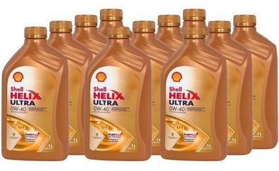 Shell Helix Ultra 0W-40 11x1 Liter