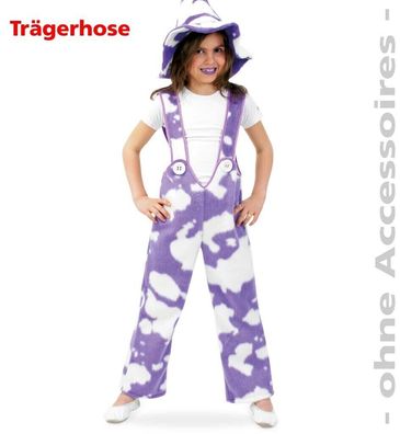 narrenwelt Kuhhose Latzhose Leni Gr 140 Kuh Tierkostüm Plüsch lila SALE