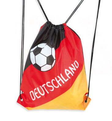 FRIES Fan Turnbeutel Fan Deutschland Schwarz-Rot-Gold