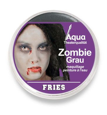 narrenwelt Aqua Schminke Zombie Zombiegrau Halloween Grusel Monster