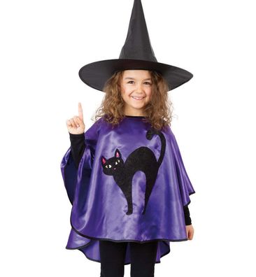 narrenwelt Cape Kitty - Ein zauberhaftes lilafarbenes Cape Gr104/116