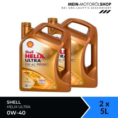 Shell Helix Ultra 0W-40 2x5 Liter