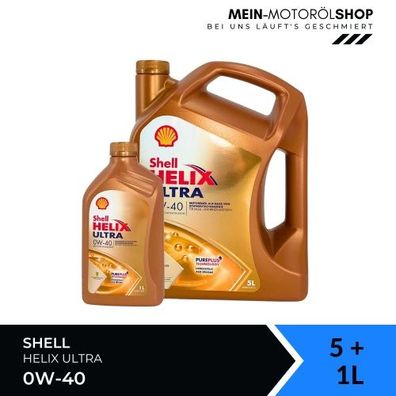 Shell Helix Ultra 0W-40 5 + 1 Liter