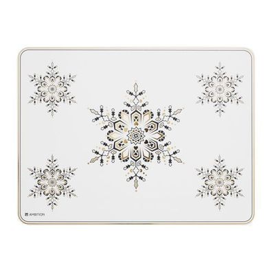 Tischmatte Art Deco Stars 40 x 30 cm Schneeflocke Ambition