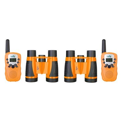 Levenhuk - 79671 - LabZZ WTT10 Orange Walkie Talkie und Fernglas Set