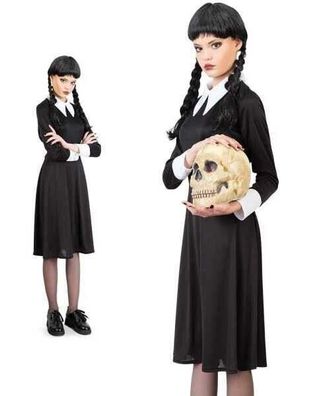 narrenwelt Kostüm Horror Wendy Halloween Mädchen Kleid Highschool Academy