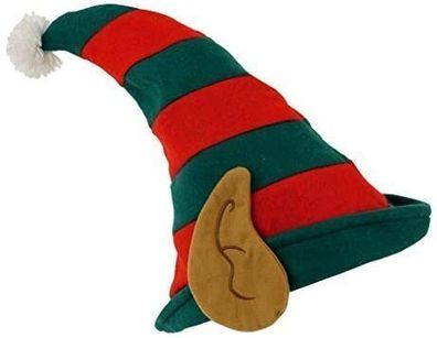 narrenwelt Hut Weihnachtswichtel Wichtel + Ohren Weihnachtsmütze Nikolaus Mütze