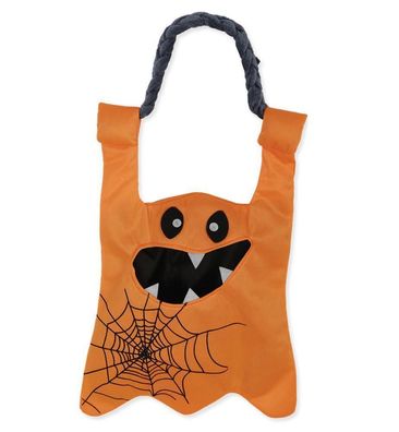 narrenwelt Halloween Tasche groß ca. 40 x 23 x 1 cm Halloweentasche orange