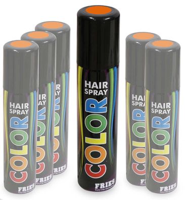 narrenwelt Hair-Color-Spray - orange- Color Hairspray Haarspray Fasching Party