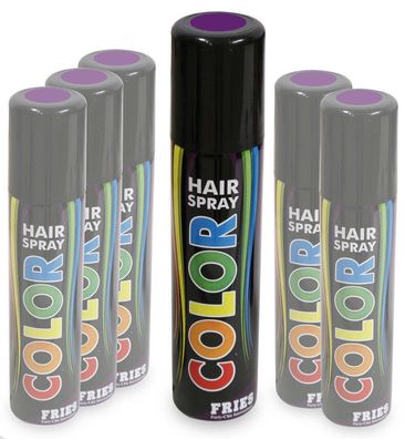 narrenwelt Hair-Color-Spray - lila - Color Hairspray Haarspray Halloween Party