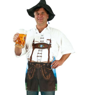 narrenwelt Bayern Schürze Sepp Bierkönig Kellner Bayern Gaudi Fest Oktober Fasching