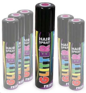 narrenwelt Color Hair - Spray Glitter Haarspray pink Halloween Hairspray Party