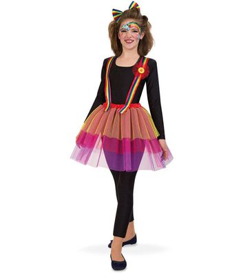 narrenwelt Kostüm Tüllrock Tutu Regenbogen bunt Ballett Tütü Rock Faschin