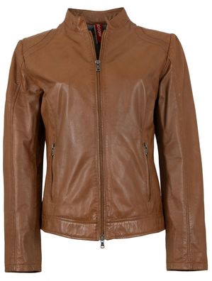 MADDOX - Damen Lederjacke Lammnappa whisky