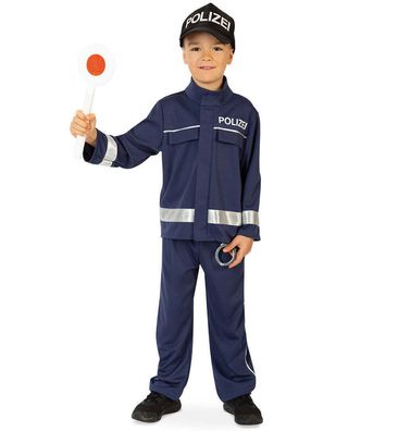 narrenwelt Kostüm Polizist 2tlg. Anzug Polizei 98-140