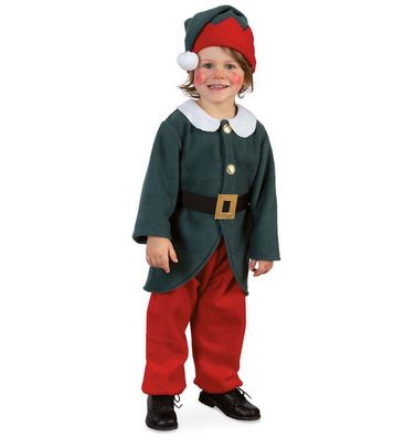 narrenwelt Kostüm Elf Anzug Babykostüm Plüsch 86-98 SALE