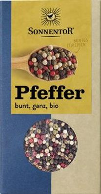 Sonnentor Pfeffer bunt ganz, Packung 50g