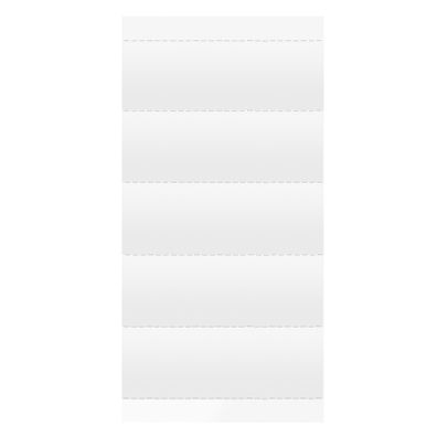 Falken 11288172 Beschriftungsschild für UniReg - 60 x 20 mm, 100 Stück, weiß