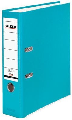 Falken 11286580 Ordner PP-Color S80 - A4, 8 cm, türkis