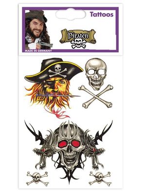 narrenwelt Tattoo Piraten Tattoo Pirat Piratentattoo Haut Aufkleber