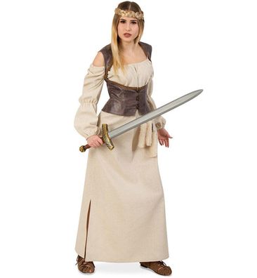 narrenwelt Kostüm Sieglinde Damen Mittelalter Kleid Damenkostüm Gr. XL