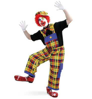 narrenwelt Kostüm Pebba Clown Latzhose Gr. M