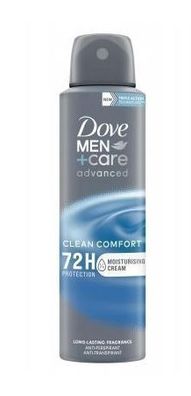 Dove Men+Care Clean Comfort Deodorant Roll-On, 150 ml - 24h Schutz & Hautverträglichk