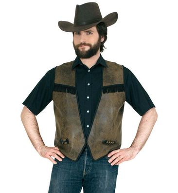 narrenwelt Kostüm Cowboy Weste Herren Gr. XXL Karneval