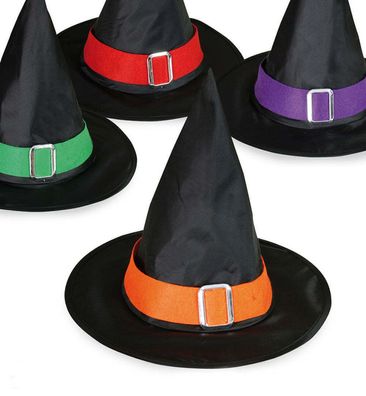 narrenwelt Hexenhut klein Halloween Kinder Hexen Hut Größe 56 rot