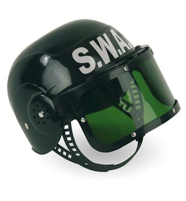 narrenwelt SWAT - HELM Kinder mit beweglichem Visir Fasching Accessoires